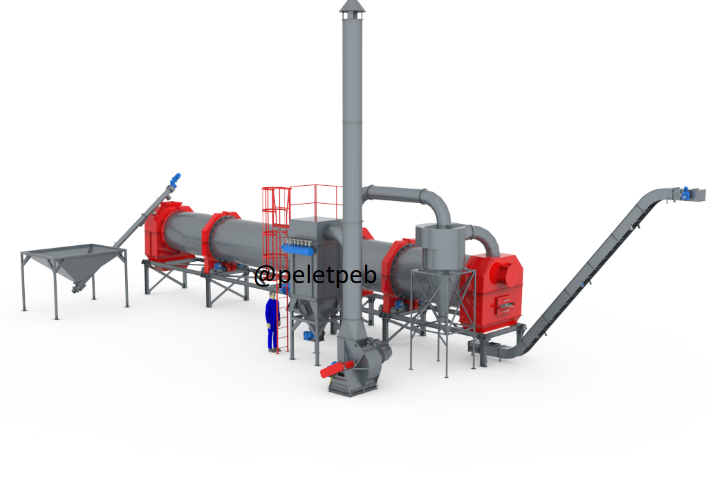 O secador rotativo de pellets da Pelet seca serragens e outros materiais com eficiência. Oferecemos capacidades de 300 kg/h a mais de 5000 kg/h. Com mais de 30 anos de experiência, garantimos qualidade e durabilidade. Descubra como nosso secador pode otimizar sua produção e aumentar a qualidade do seu produto!